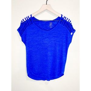 New York and Company Royal Blue Top